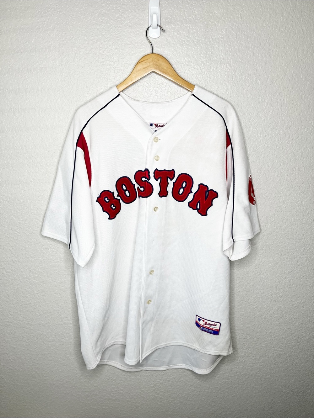 Boston Red Sox Curt Schilling #38 Majestic MLB Baseball Jersey White XL X-Large